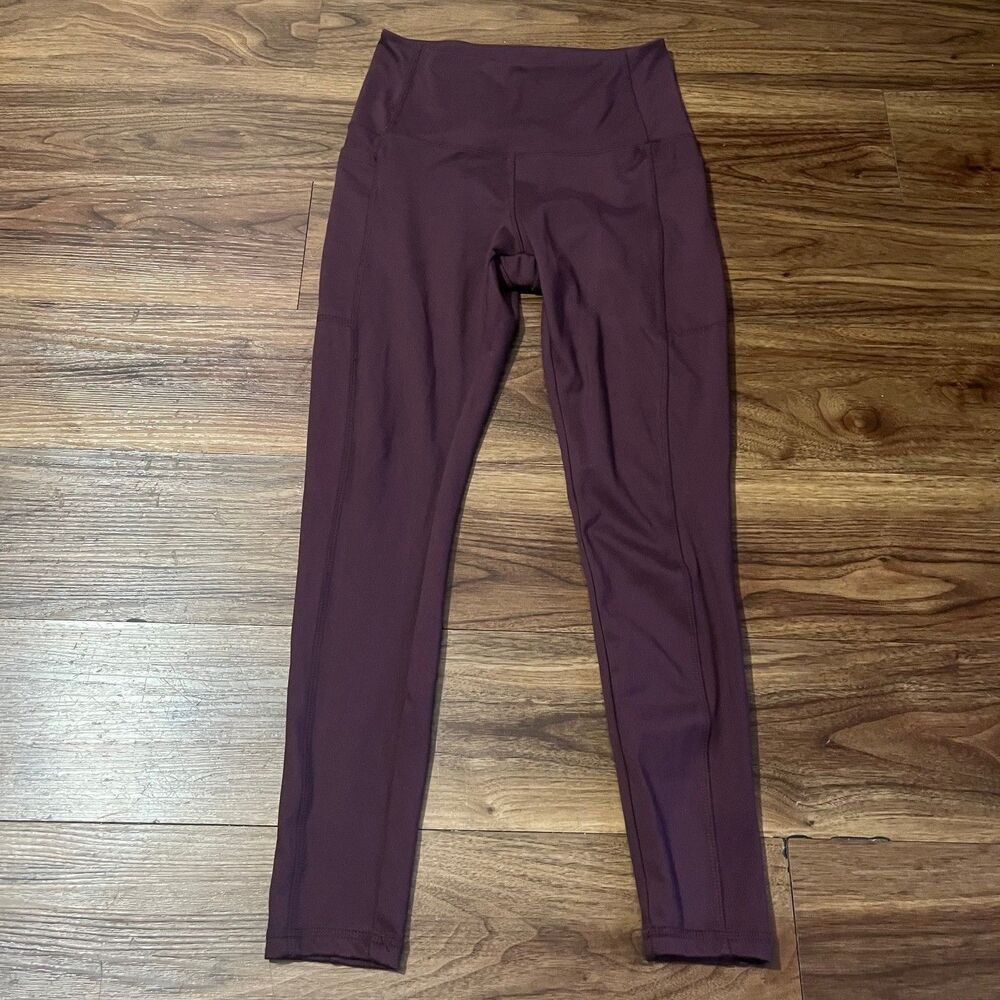Danskin Ankle Active Legging Purple Polyester Athletic Yoga Women's Size Small